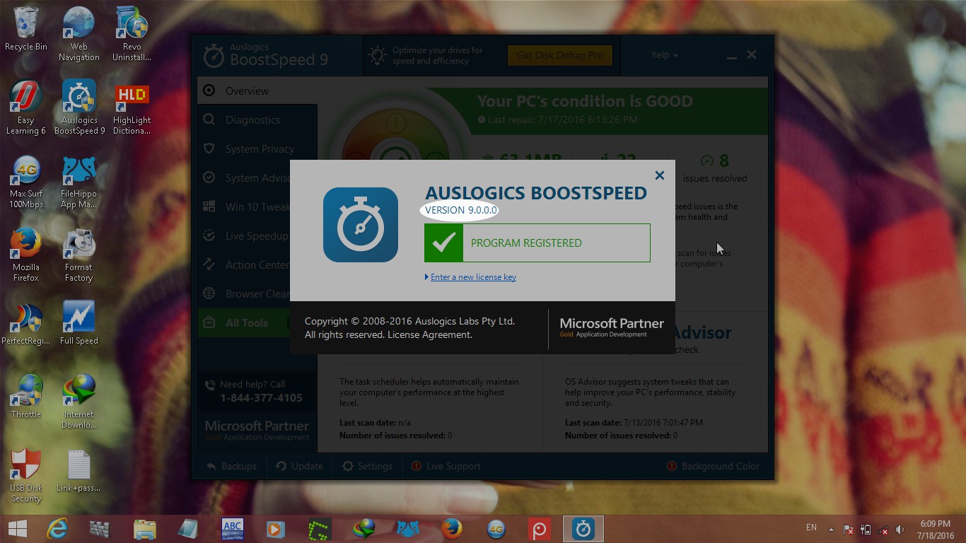 Auslogics BoostSpeed 13.0.0.4 download the last version for android